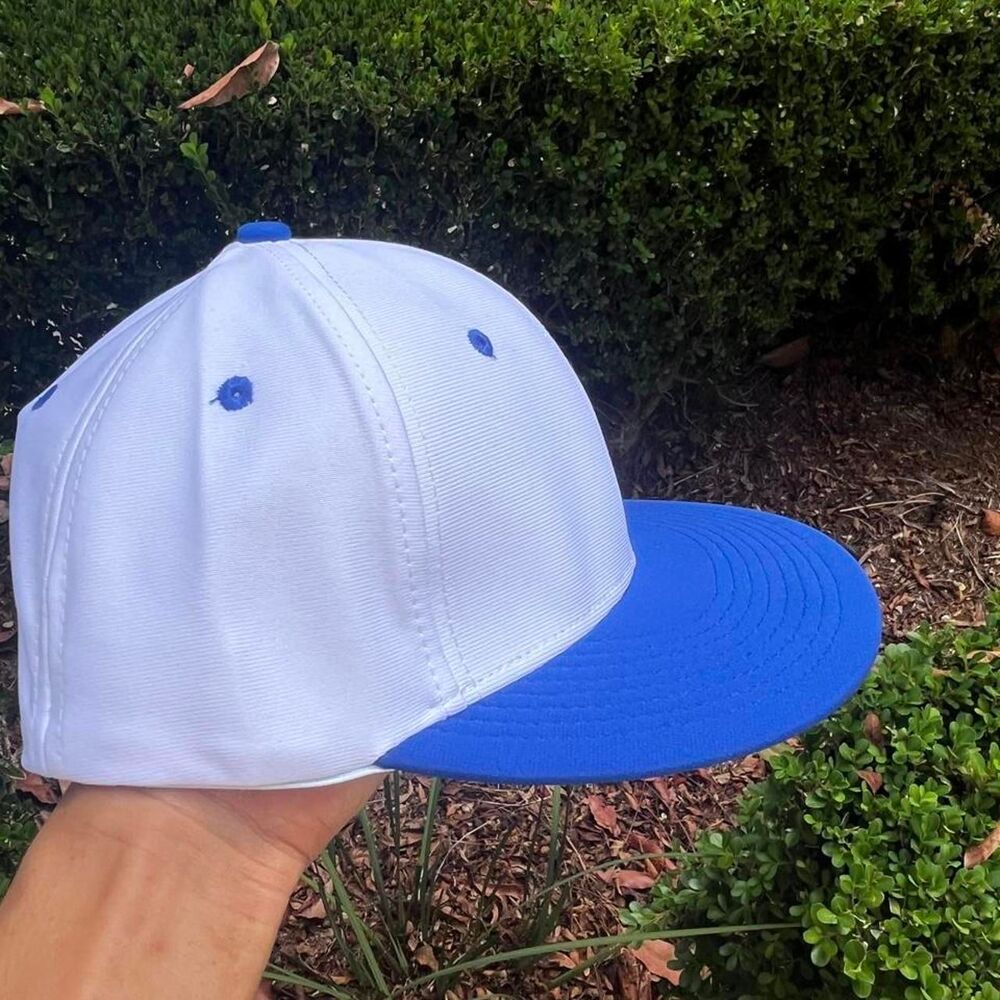 Unbranded Women's White and Blue Hat
